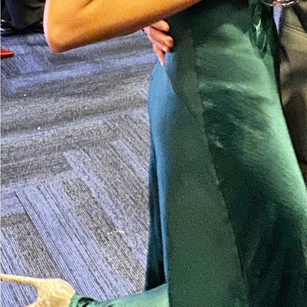 Vici One Shoulder Emerald Dress